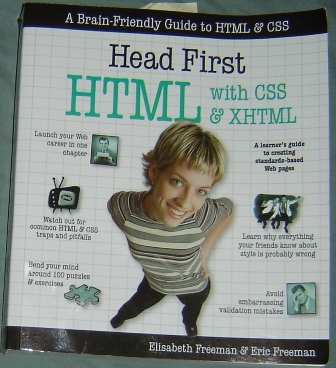 cover of the book Head First HTML